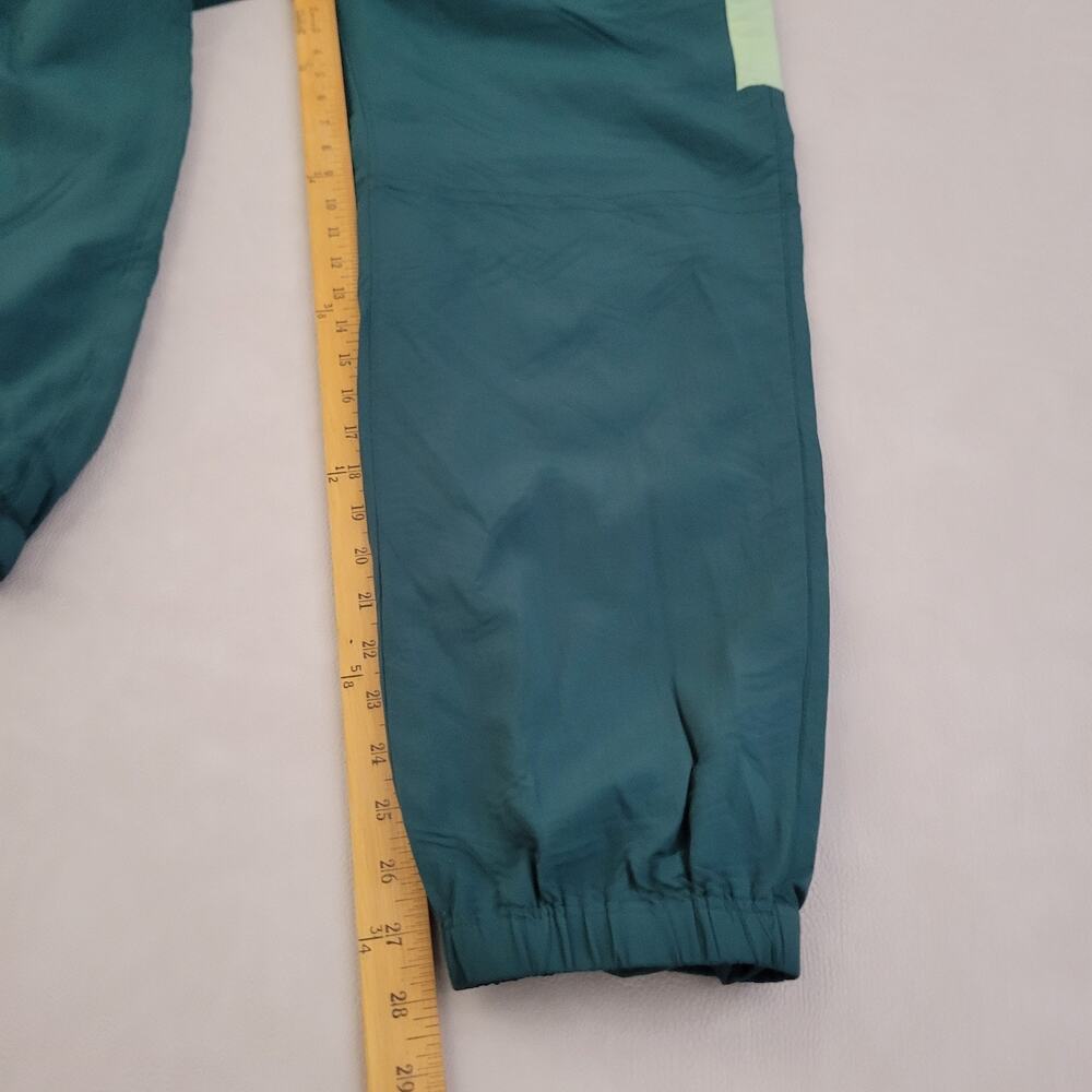 Vintage Fila Track Pants Mens L Teal Expedition Nylon Joggers Retro - Picture 12 of 12